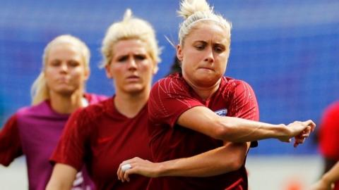 Mille Bright and Steph Houghton