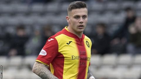 Partick Thistle striker Miles Storey