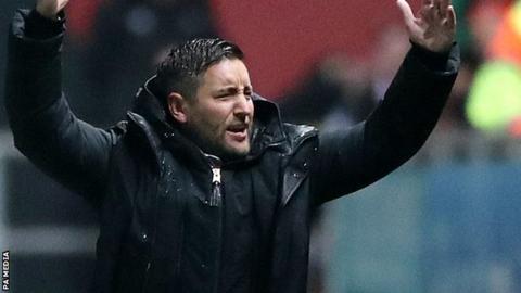 Bristol City manager Lee Johnson