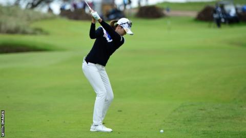 Jutanugarn takes slim lead into Scottish Open final round