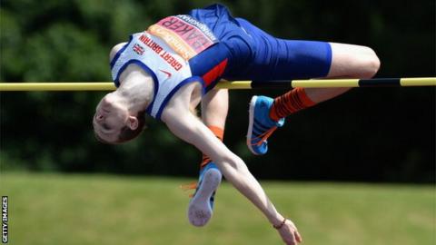 British high jumper Christopher Baker