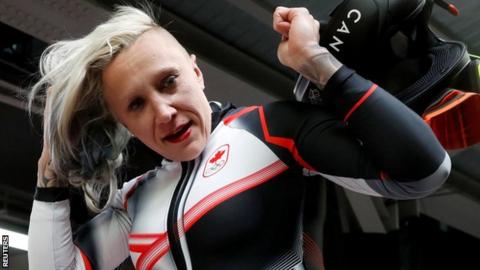 Canada's double Olympic champion Kaillie Humphries will compete for the United States