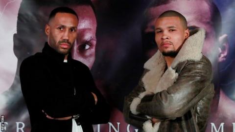 DeGale (left) has two defeats from 28 bouts, while Eubank Jr has two losses in 29 outings