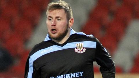 David Cushley scored Ballymena's equaliser