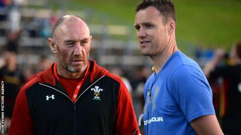 Robin McBryde (left) with Mark Jones