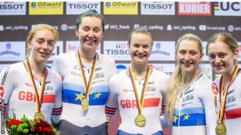 GB women's team pursuit team