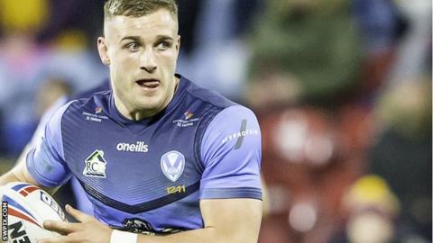 Matty Lees in action for St Helens