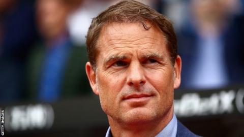Frank de Boer used to coach the Premier League side Crystal Palace