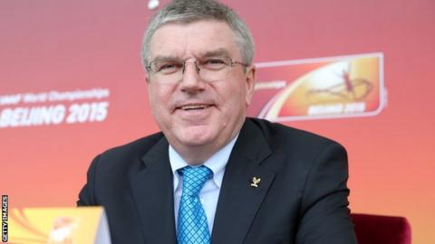 IOC president Thomas Bach