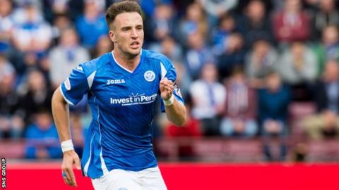 St Johnstone defender Brad McKay