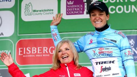 Lizzie Deignan is on course to the race's best British rider