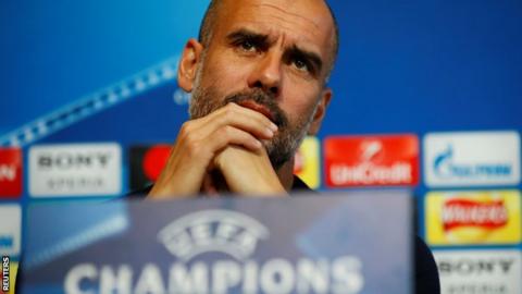 Manchester City manager Pep Guardiola