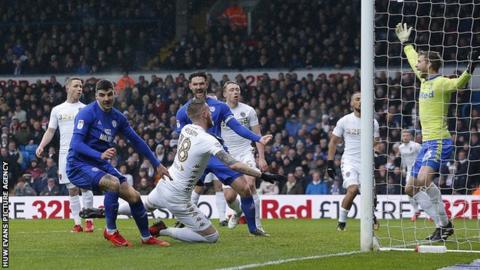 Sean Morrison scores Cardiff's City's third goal