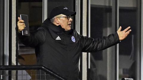 Ayr United manager Ian McCall