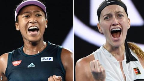 Naomi Osaka and Petra Kvitova