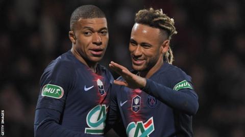 Kylian Mbappe and Neymar