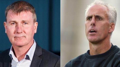 Stephen Kenny and Mick McCarthy