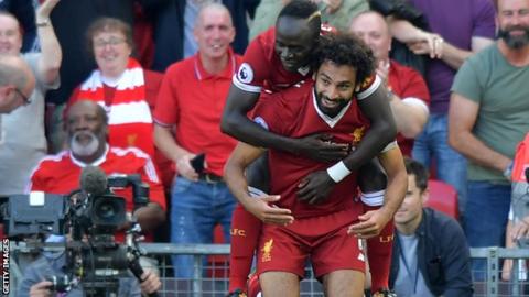 Mohamed Salah and Sadio Mane