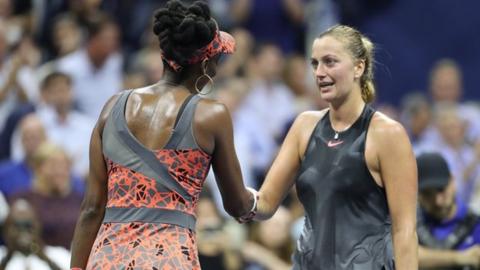 Venus Williams and Petra Kvitova