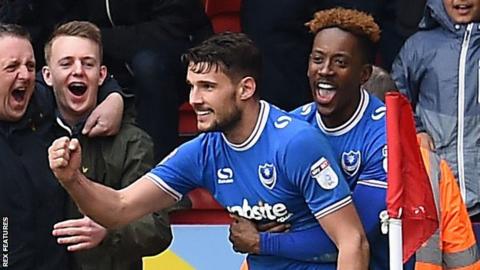 Portsmouth midfielder Gareth Evans has scored three times this season