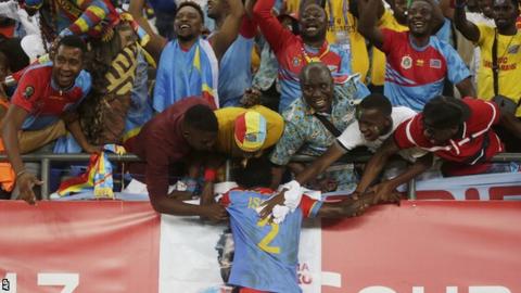 DR Congo celebrate