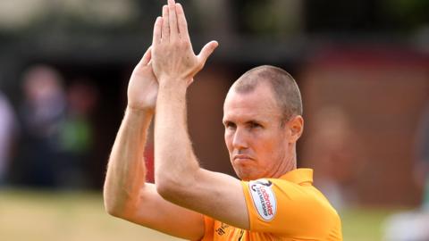 Livingston player-manager Kenny Miller