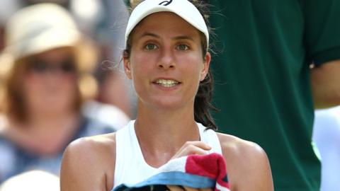 Johanna Konta is out of Wimbledon