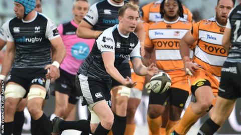 Luke Price made his Ospreys debut in 2014 and has played 28 games for the region
