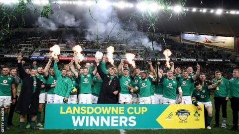 Ireland lost just one of their 11 games in the 2017-18 season