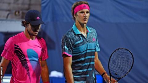 Mischa and Alexander Zverev