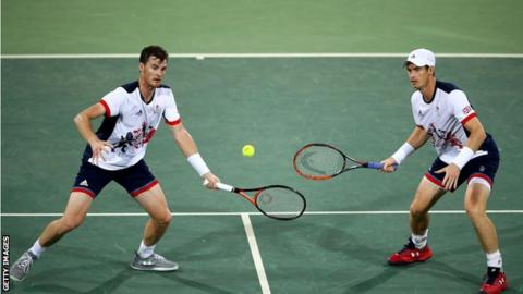 Jamie and Andy Murray at the Rio 2016 Olympics