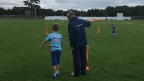 Dorchester CC club coach Sean Fitzgerald