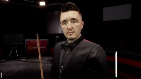 The computer version of Kyren Wilson