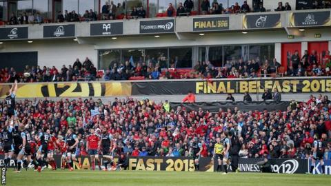 The 2015 Pro12 final was played at the Kingspan Stadium in Belfast