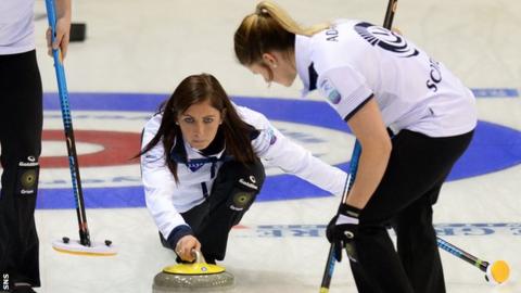 Eve Muirhead and Vicki Adams