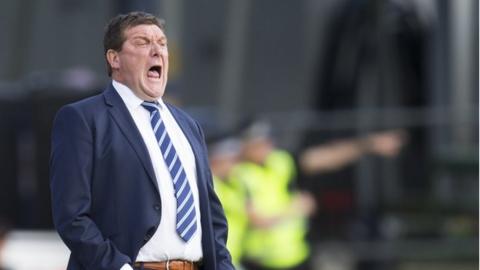 St Johnston manager boss Tommy Wright