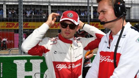 Sauber's Charles Leclerc