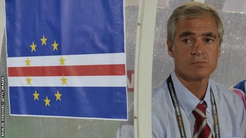 Cape Verde coach Rui Aguas