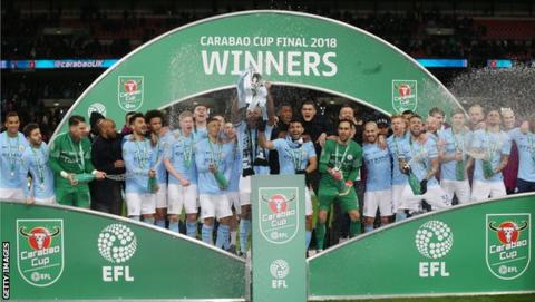 Manchester City win Carabao Cup