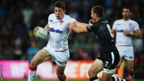 England in action during their last match against New Zealand in November 2014