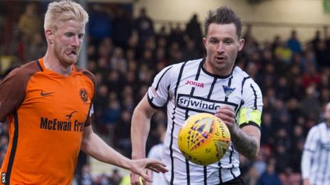 Callum Morris (right) in action for Dunfermline against Dundee United