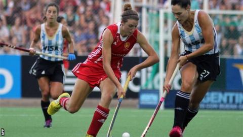Lily Owsley against Argentina