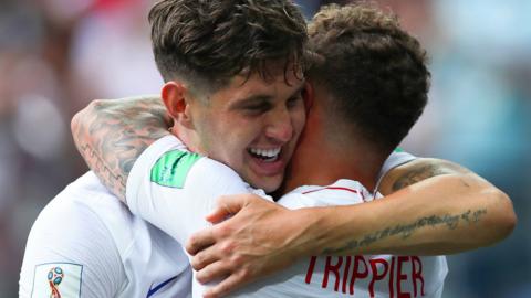 John Stones and Kieran Trippier