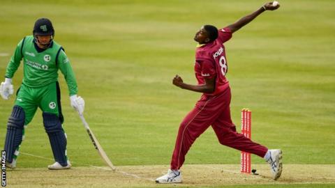 The third umpire will make the no-ball calls in the limited overs series between West Indies and Ireland