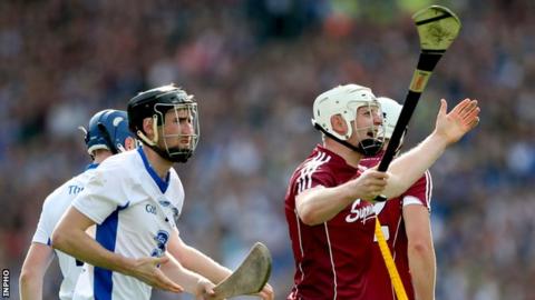 Joe Canning appeals to the referee during this year's All-Ireland Hurling Final