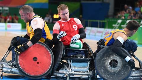 GB's Jim Roberts in action