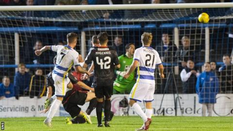 Gary Oliver scores