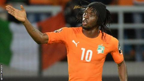 Ivory Coast winger Gervinho