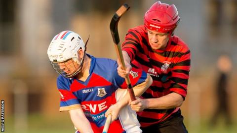 Oban Camanachd and Kingussie