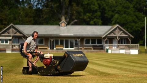 Cricket groundsman